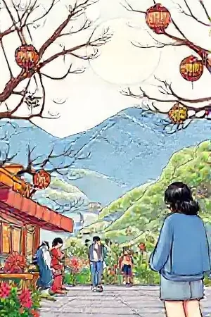 《木叶书简》封面，夹在木叶之间的几页手写书简